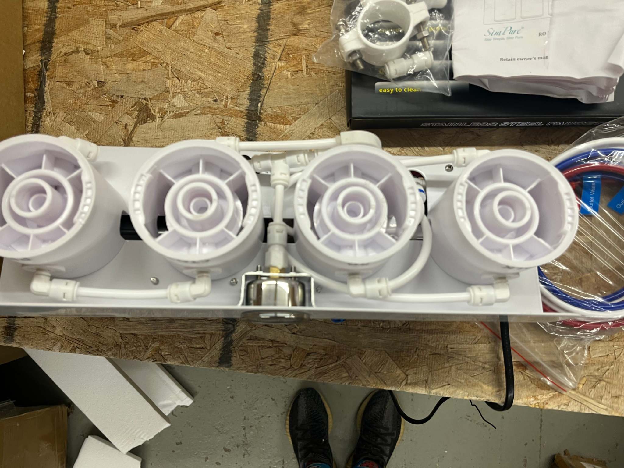 USED LIKE NEW SimPure Alkaline UV Reverse Osmosis System, NSF/ANSI 58 Certified, Tankless RO Water Filter System 400 GPD, pH+ Remineralization Water Filtration Unde