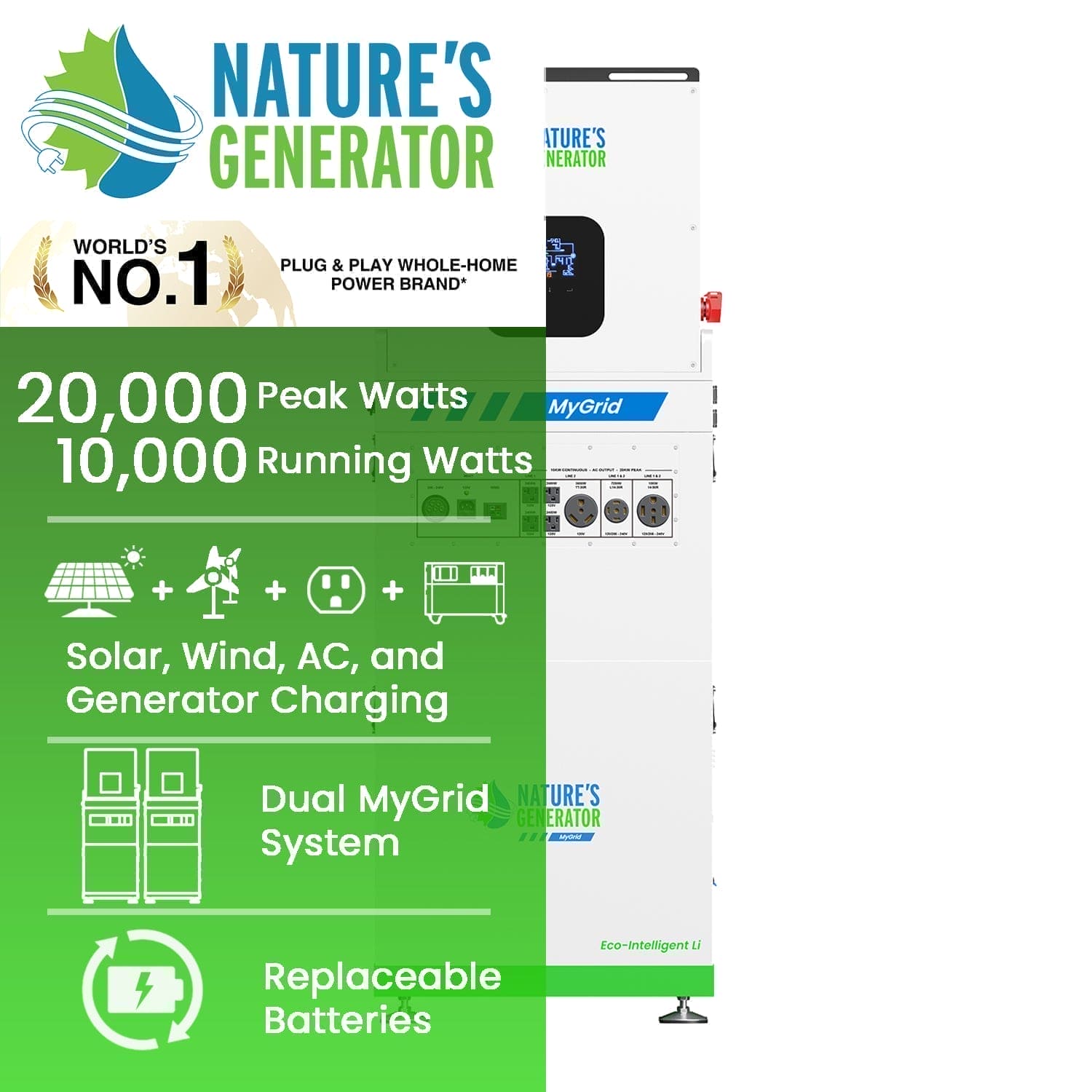 MyGrid 10K Whole Home Generator