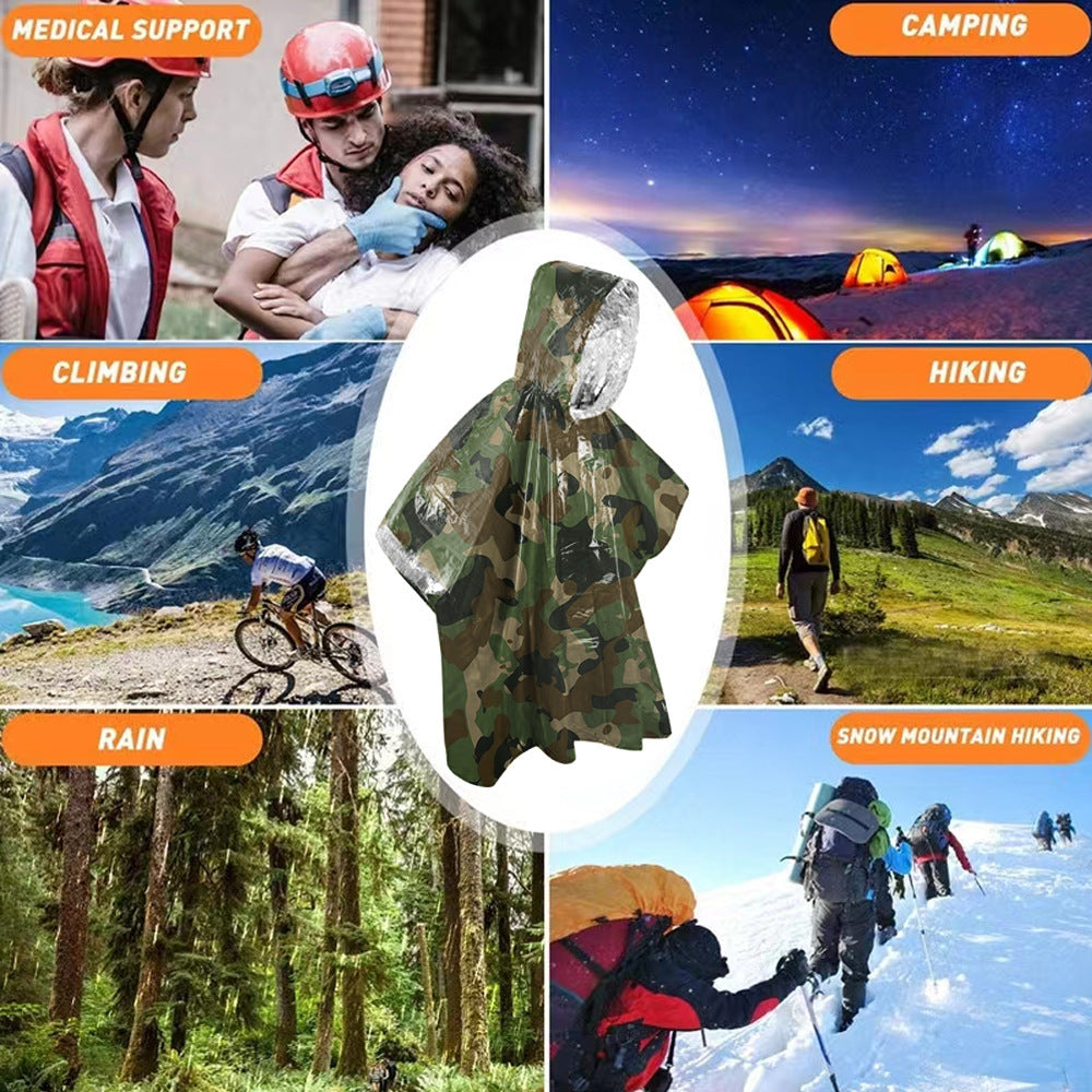Emergency Poncho for Unexpected Weather Protection
